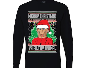 Joyeux Noël Ya sale Noël moche à manches longues