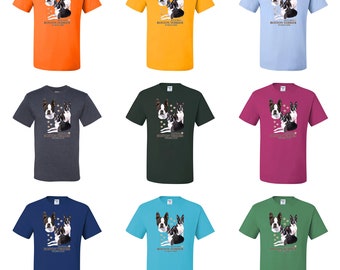 If it's not a boston terrier it's just a dog gift dog lover graphic mens t-shirts