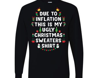 C'est mon moche Noël à cause de l'inflation T-shirt graphique
