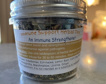Té de hierbas de apoyo inmune
