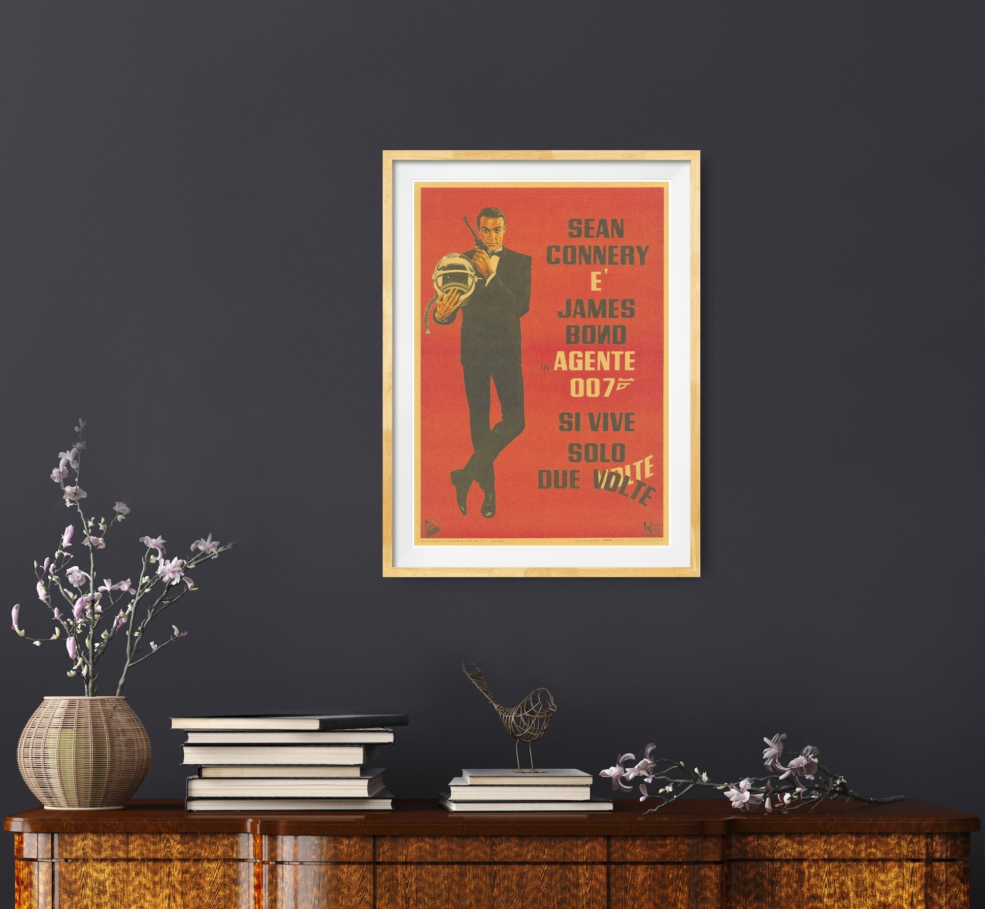 Art Collectibles Prints Music Movie Posters You Only Live Twice Italian Movie Poster Si Vive Solo Due Volte Sean Connery James Bond Hamaguri Co Jp