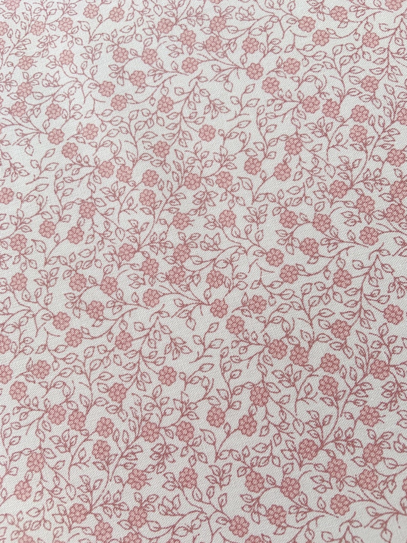 Pink Ditsy Floral Print Cot and Cot Bed Fitted Sheet for Girl, Pink