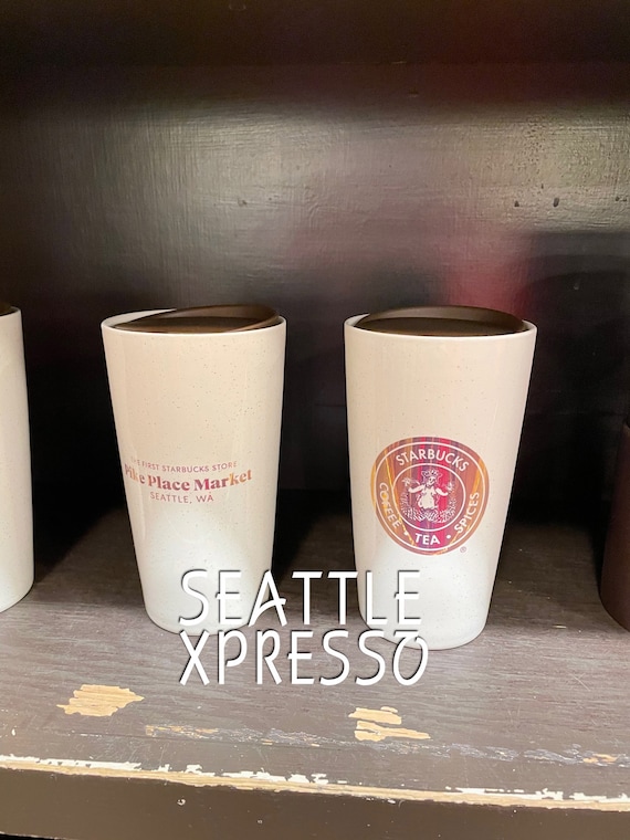 Starbucks Pike Place Local Collection Double Wall Ceramic Travel