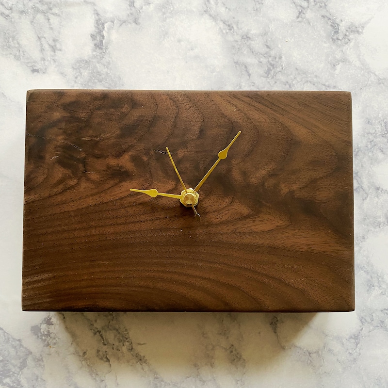 Walnut Clock - Etsy