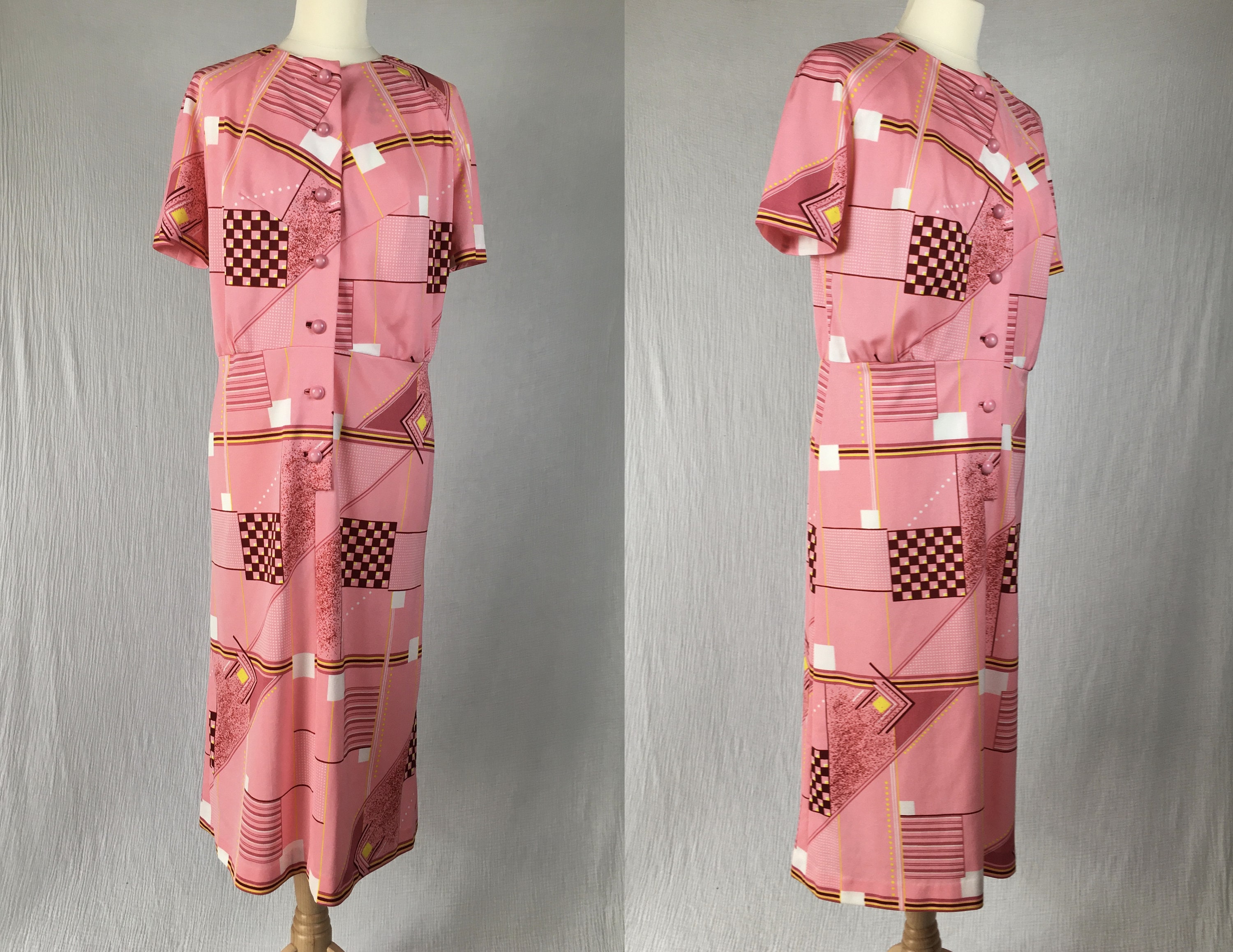Big Button Dress Etsy