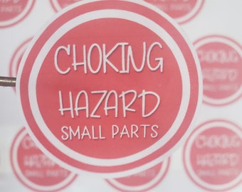 Choking Hazard Sticker