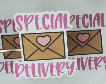 Special Delivery Sticker, Mailing Sticker