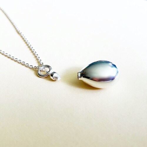 925 Sterling Silver Teardrop Necklace for Ashes, Cremation Jewelry, Cremation necklaces, shops Cremation jewelry, ashes pendants, ashes necklace,