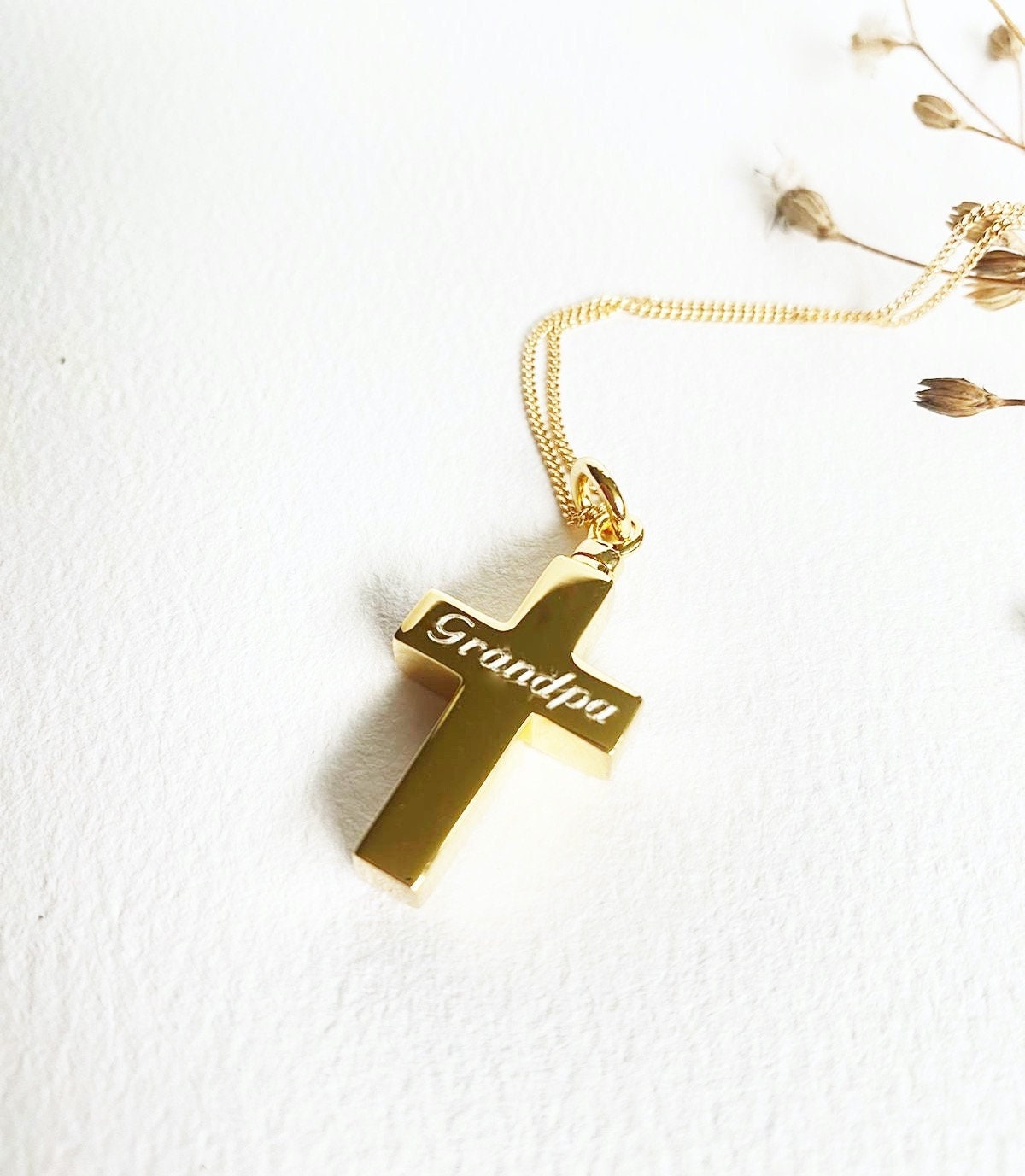 Gold Ash Cross Etsy Singapore