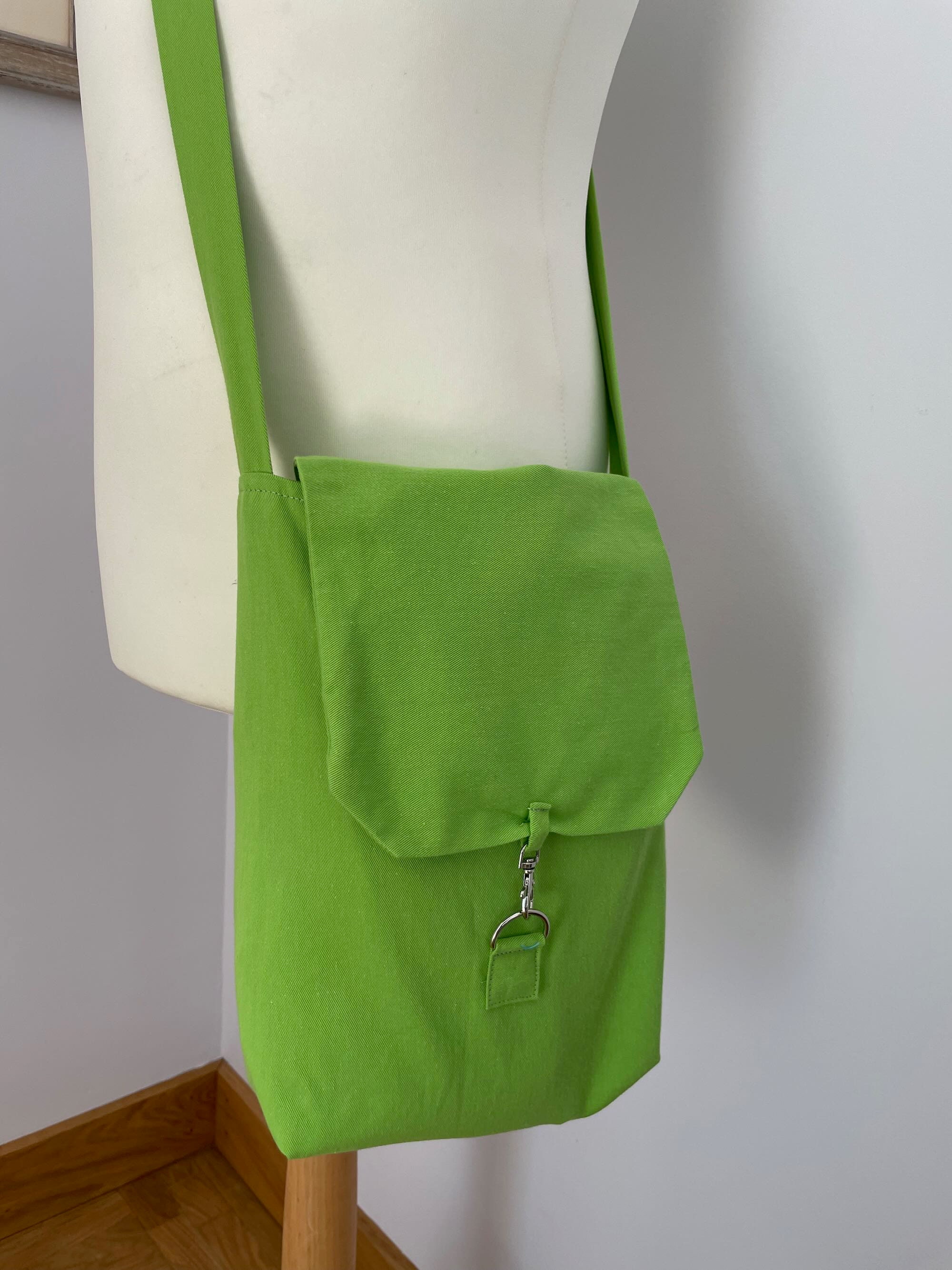 A4 Concert Crossbody Bag, Handmade Cotton Shoulder Bag. Venue