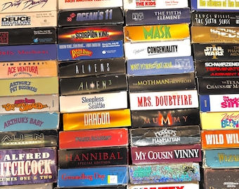 VHS Movies - mixed genre, popular 80s/90s movies mix and match