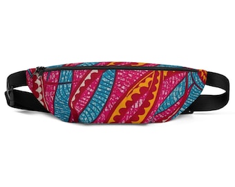 African Print Fanny Pack