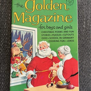 Golden Magazine for Boys and Girls – December 1965 – Vintage Children&#39;s Magazine – Perfect Condition