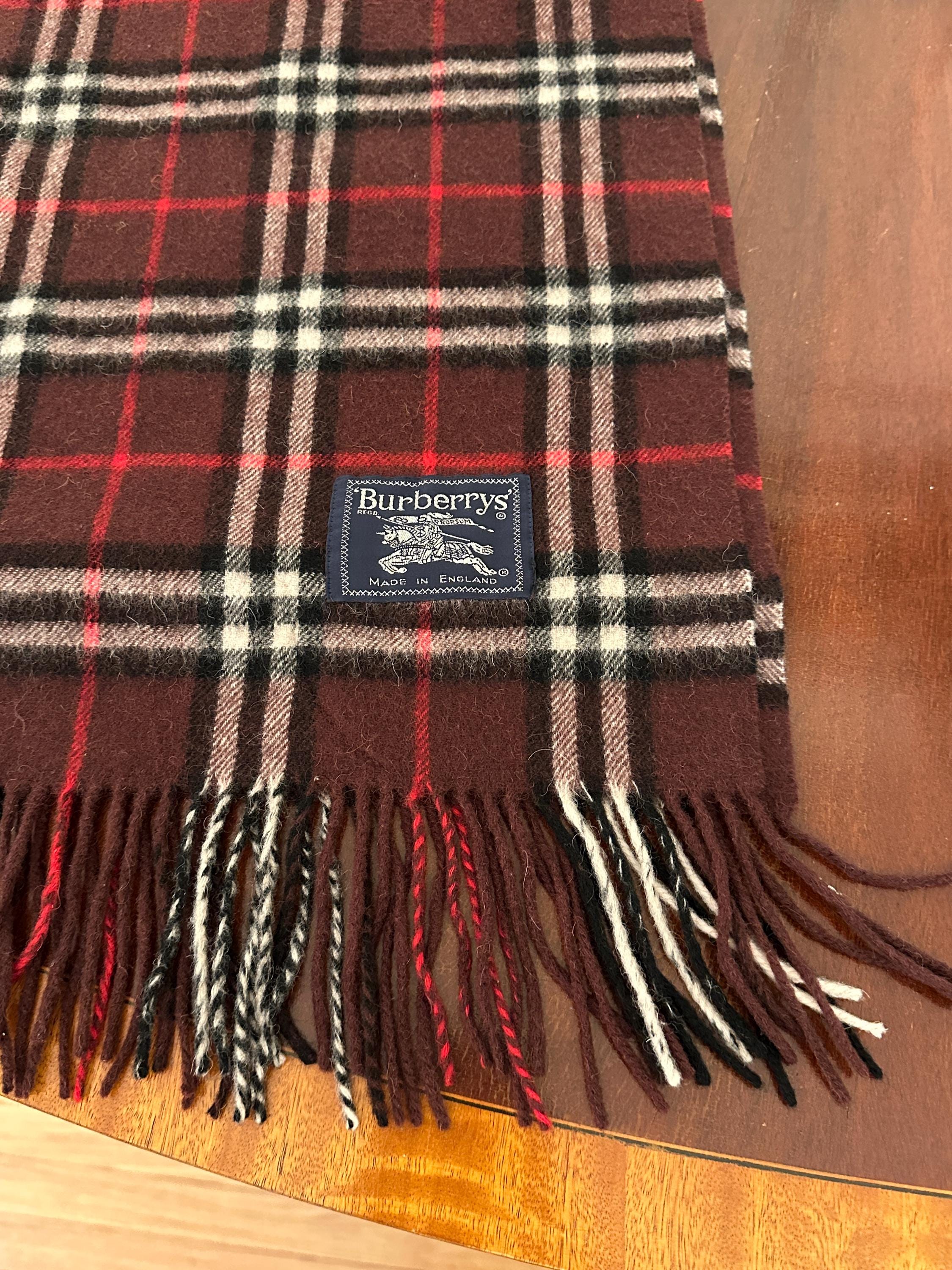 burberry oversized scarf