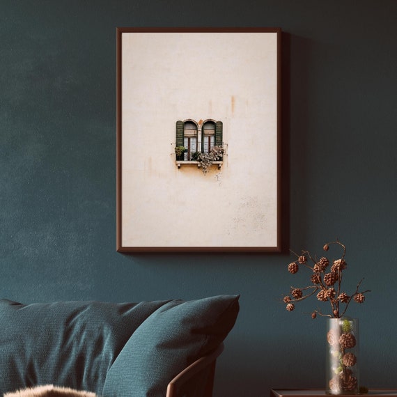 Vintage Windows Digital Wall Art Digital Download Italy Etsy