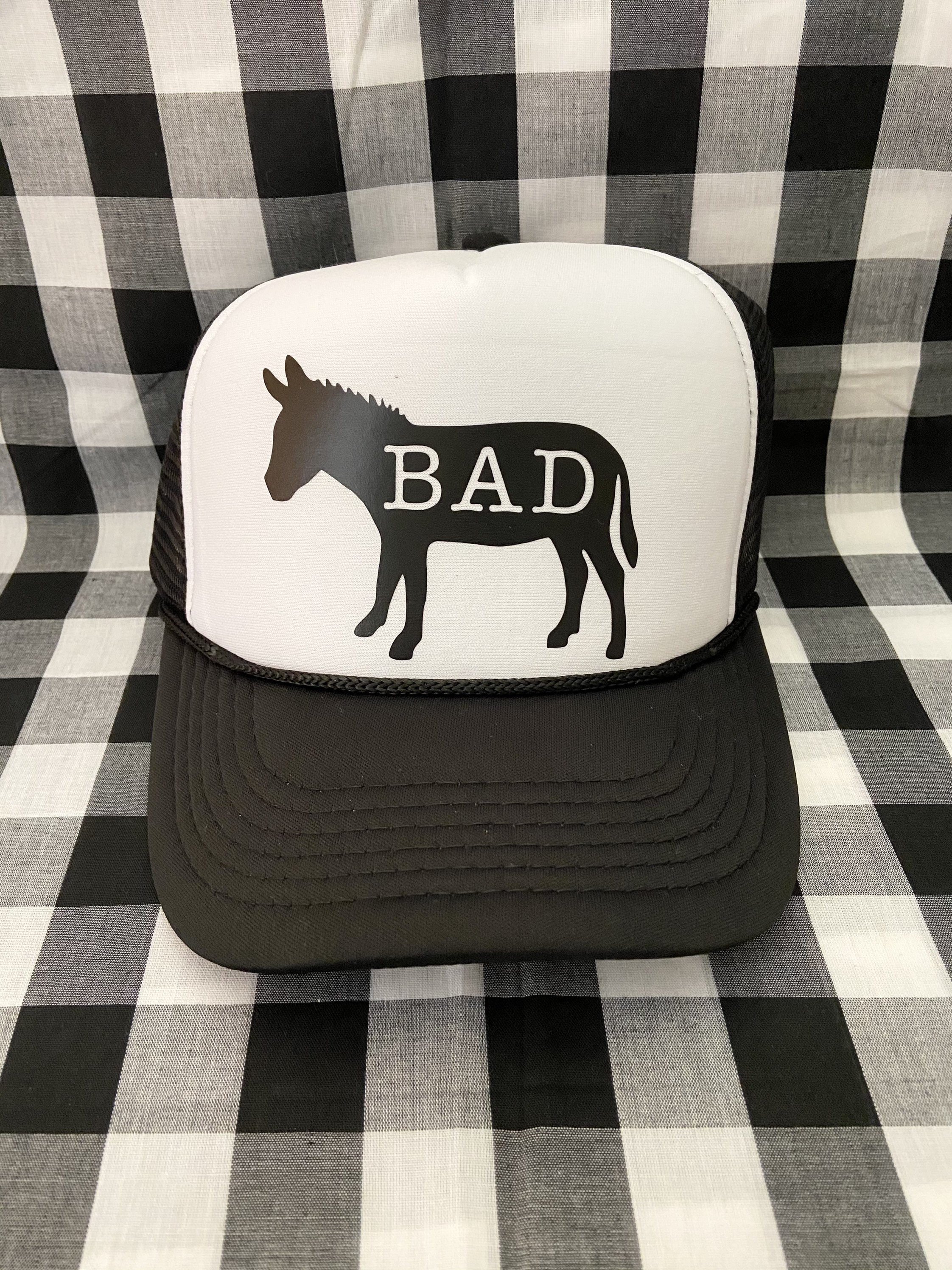 Badass funny foam front trucker hat badass trucker hat Etsy