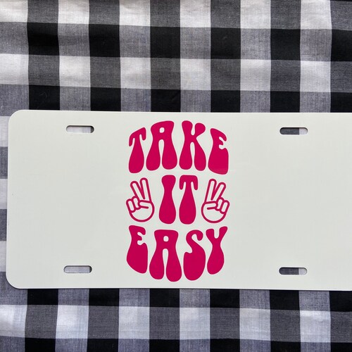 Happy Little Soul Cute Front License Plate Car Tag Vanity Etsy