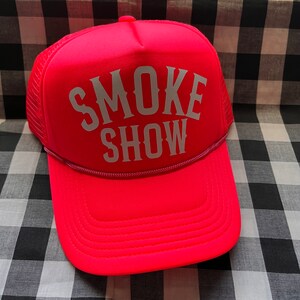 Smoke show cute foam front trucker hat | trucker hat | cute trucker hat | smoke show trucker hat