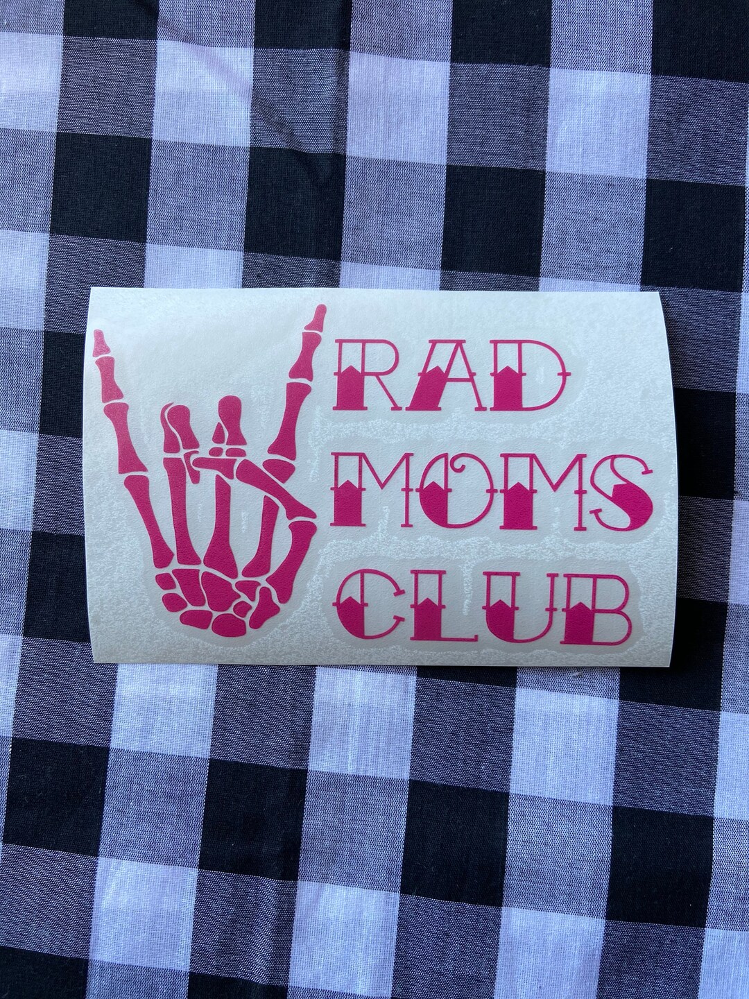 Rad Moms Club Vinyl Decal Rad Mom Decal Car Decal Truck Decal Laptop ...