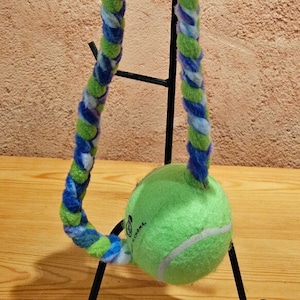 Fleece Tug Toy, Braided Dog Toy, Tug & Toss Toy, Dog Lover, Dog Gift, Puppy Gift, Proceeds to Dog Rescue