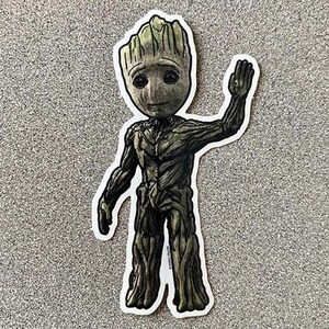 Impresion De Tatuajes De Groot Bebe Etsy