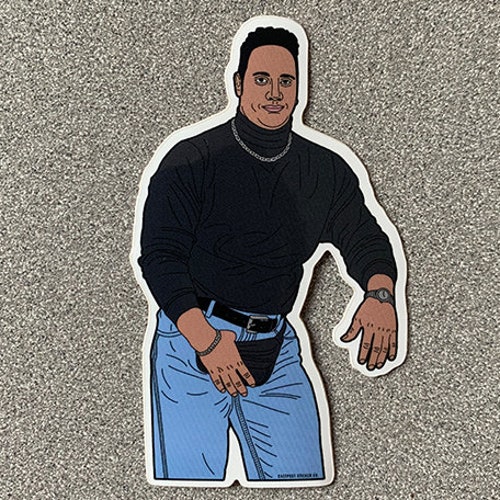 The Rock STICKER Vinyl Decal Sticker Dwayne Johnson Etsy