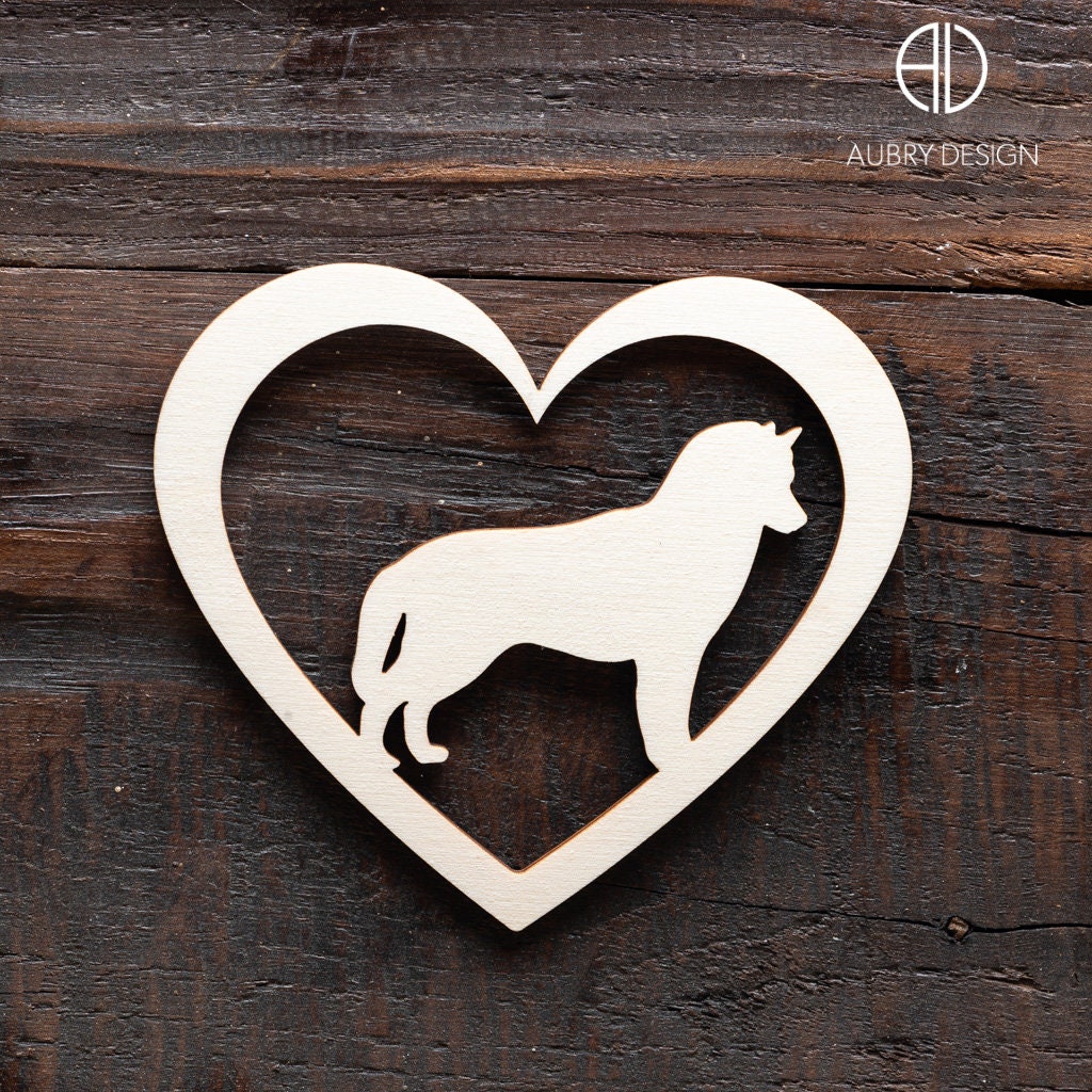 Husky Décoration Murale Personnalisée avec La Silhouette de Votre Chien, Race Favorite.