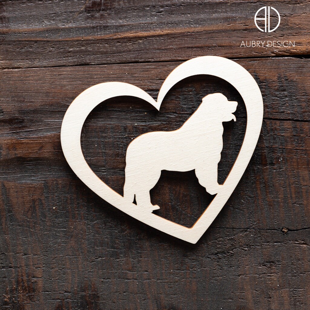 Léonberger Décoration Murale Personnalisée avec La Silhouette de Votre Chien, Race Favorite.