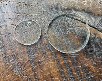 30 Dischi Acrilici Trasparenti 5 Cm | Cerchi Rotondi Per Bomboniere Fai Da Te E Sottobicchieri | Lastre Acriliche Personalizzabili