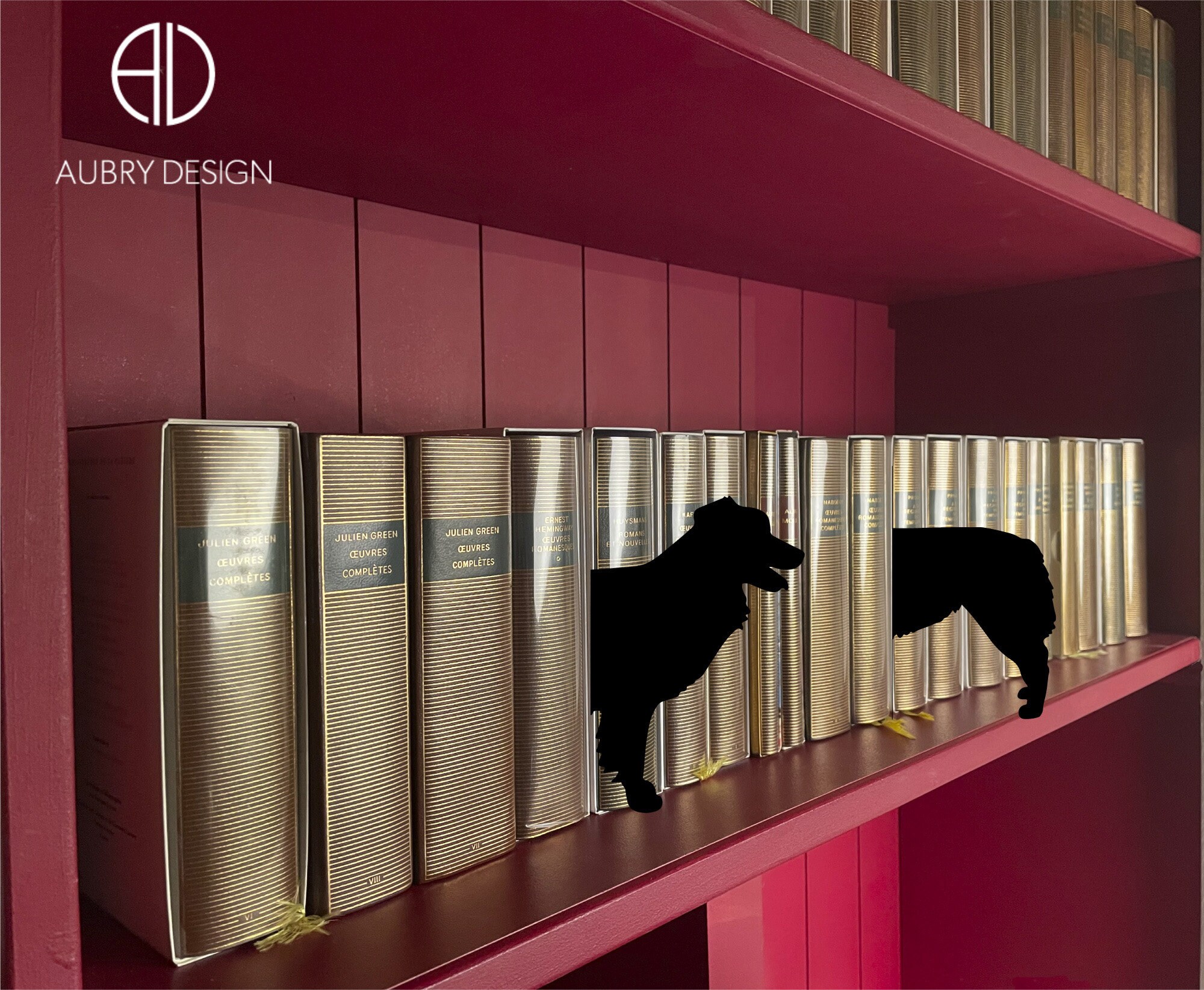 Berger Australien Intercalaire à Glisser Entre Des Livres, Décoration ou Classement de Bibliothèque