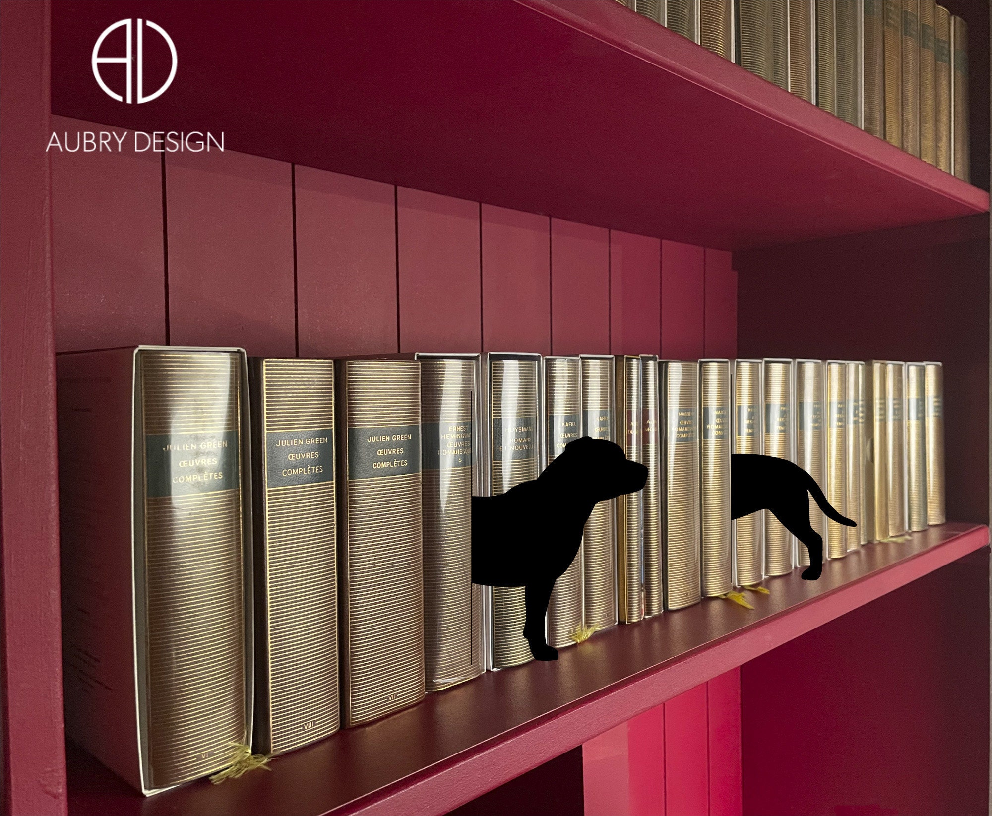 staffordshire Bull Terrier Intercalaire à Glisser Entre Des Livres, Décoration ou Classement de Bibl