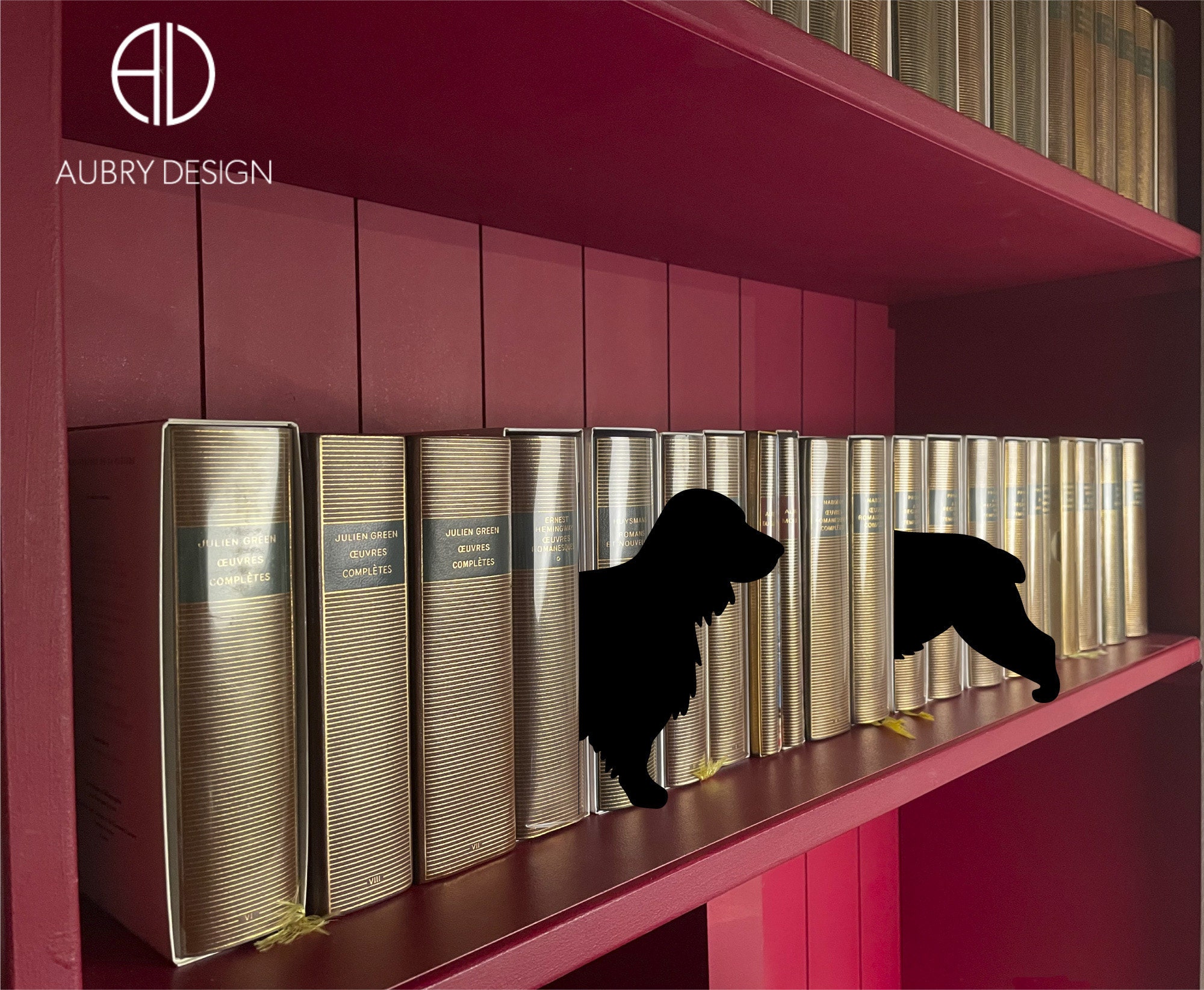Cocker Spaniel Intercalaire à Glisser Entre Des Livres, Décoration ou Classement de Bibliothèque