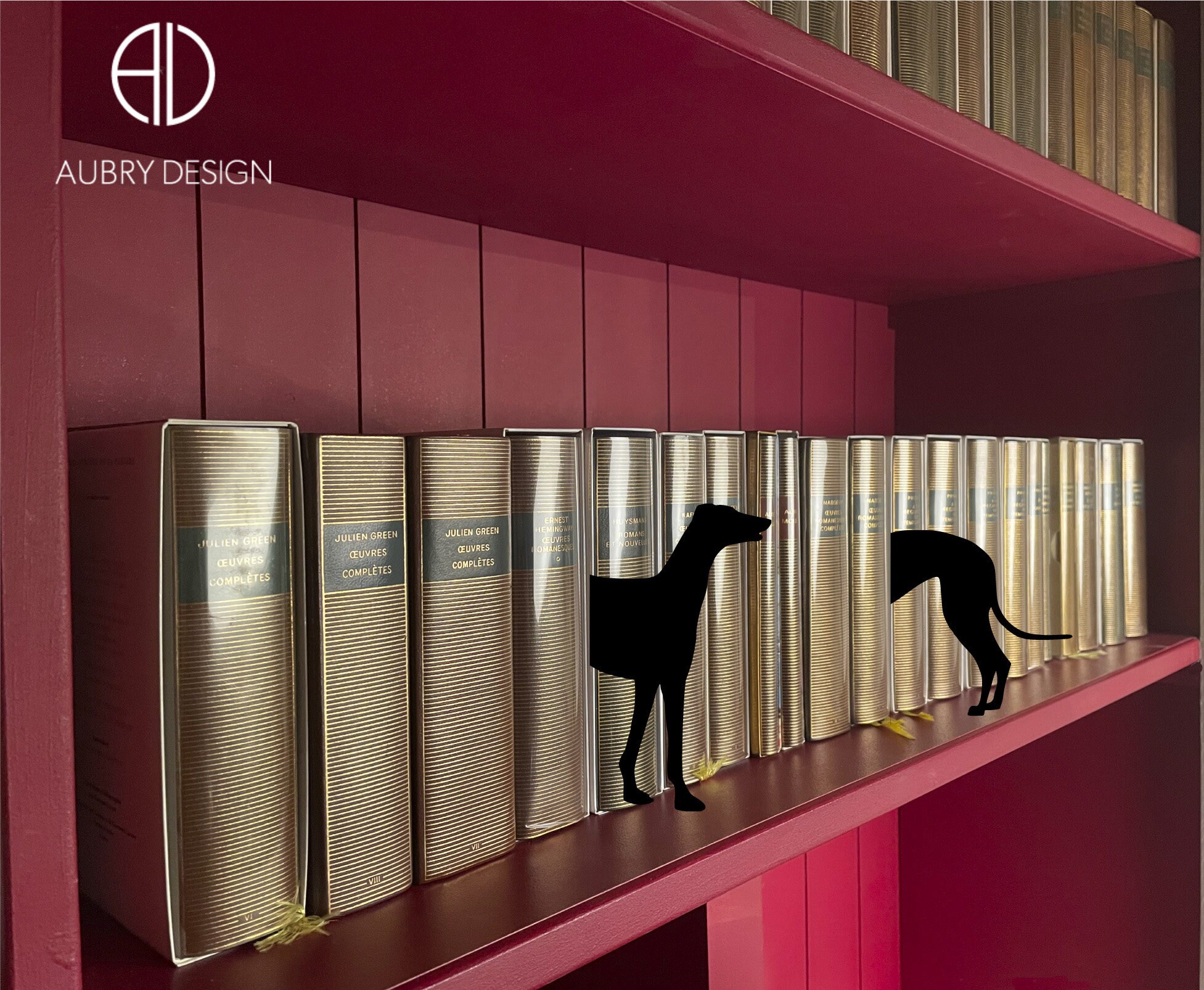 Greyhound Intercalaire à Glisser Entre Des Livres, Décoration ou Classement de Bibliothèque