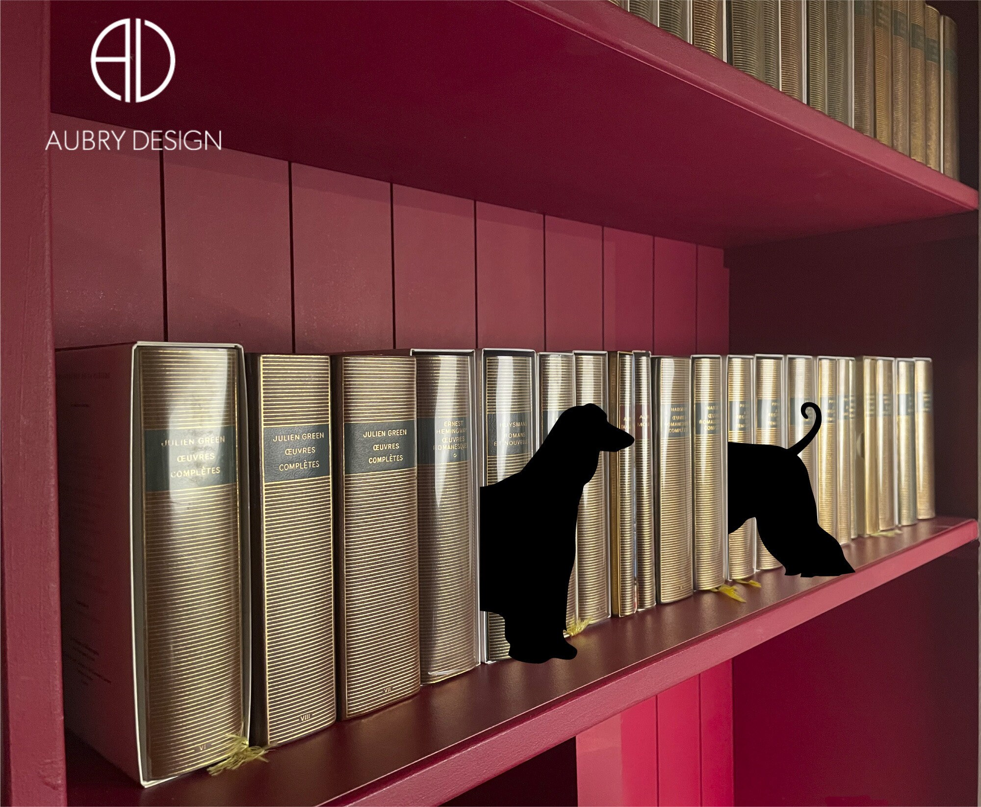 Lévrier Afghan Intercalaire à Glisser Entre Des Livres, Décoration ou Classement de Bibliothèque