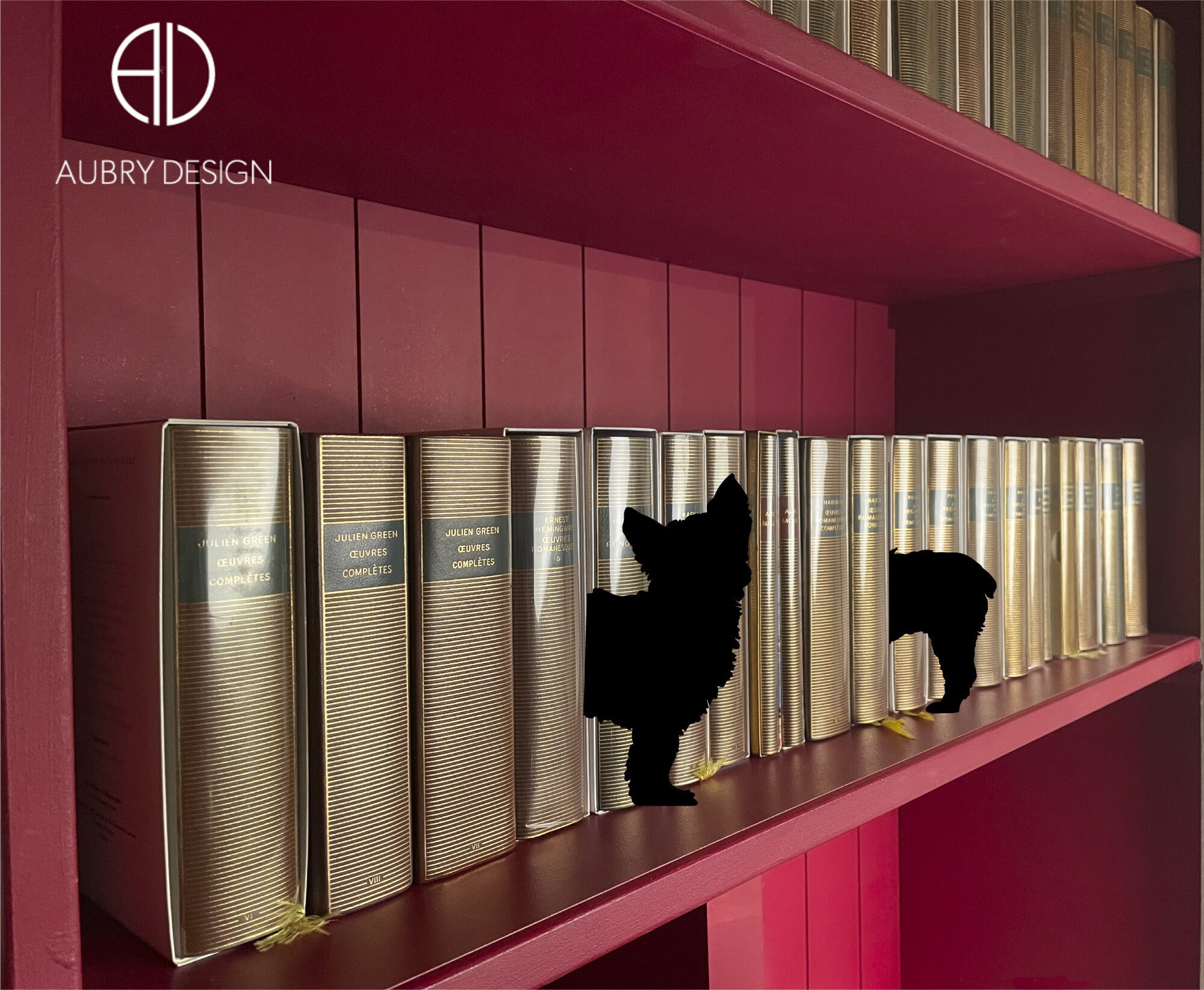 Yorkshire Terrier Intercalaire à Glisser Entre Des Livres, Décoration ou Classement de Bibliothèque