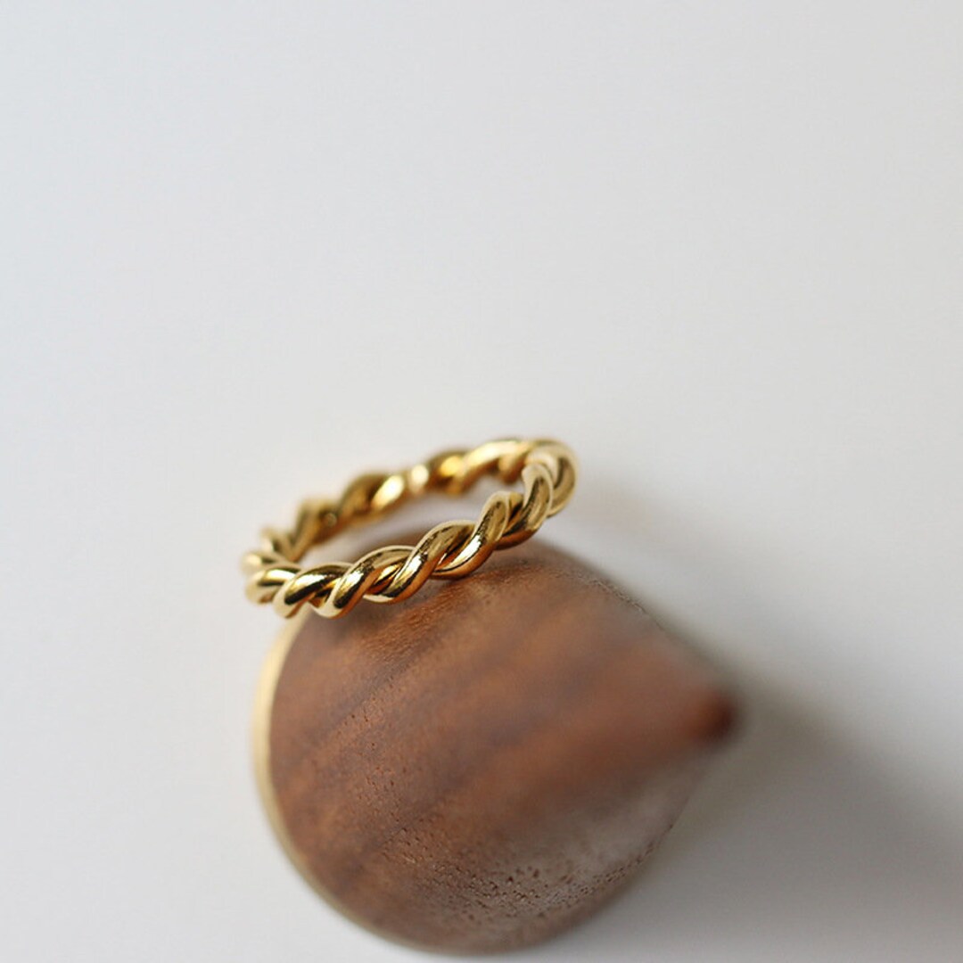 Gold Braided Rope Ring Twist Ring Twisted Rope Wedding Band - Etsy UK
