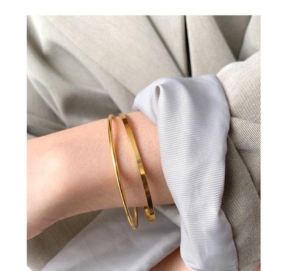 Classic Cuff Bracelet | Sterling Silver Gold Filled USA | Light Years