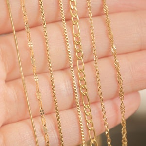 18k gold chain necklace, gold chains, stainless steel chain necklace, gold necklace chain waterproof chain necklace chain for necklace