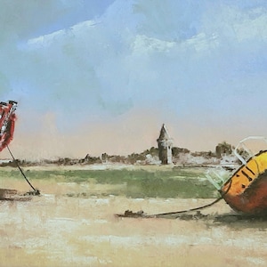 Brittany coast - dry pastel