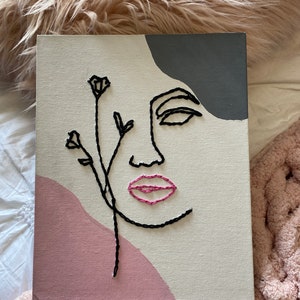 Small Canvases- Artful Embroidered Portraits 2021 & 2022 – Artful