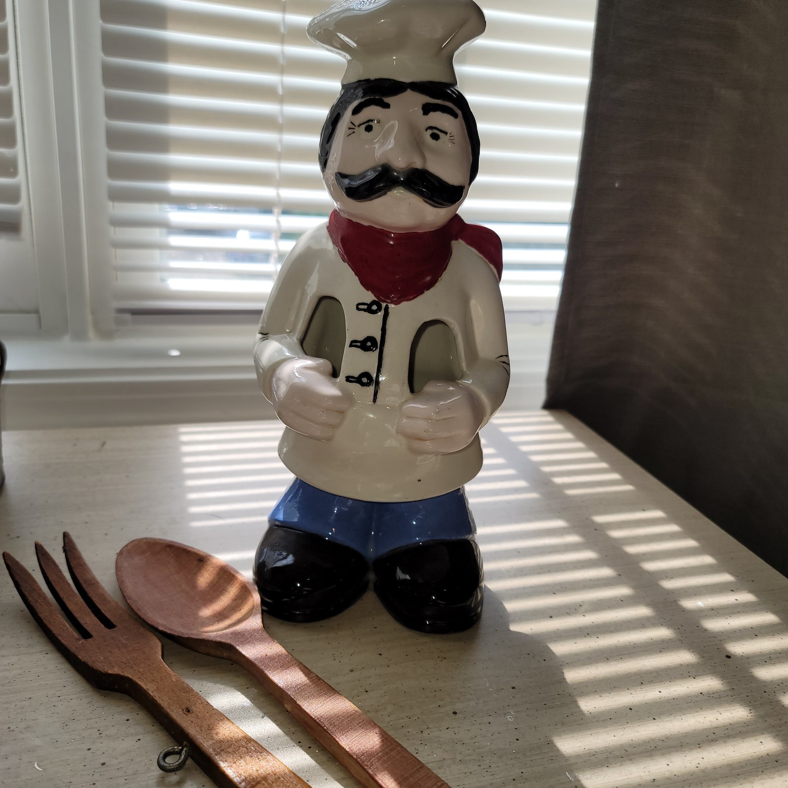 RARE vintage ceramic Italian chef utensil holder. Holding Etsy