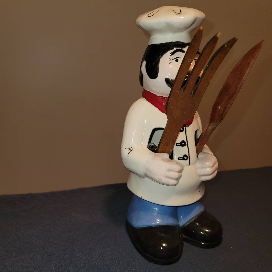 RARE vintage ceramic Italian chef utensil holder. Holding Etsy