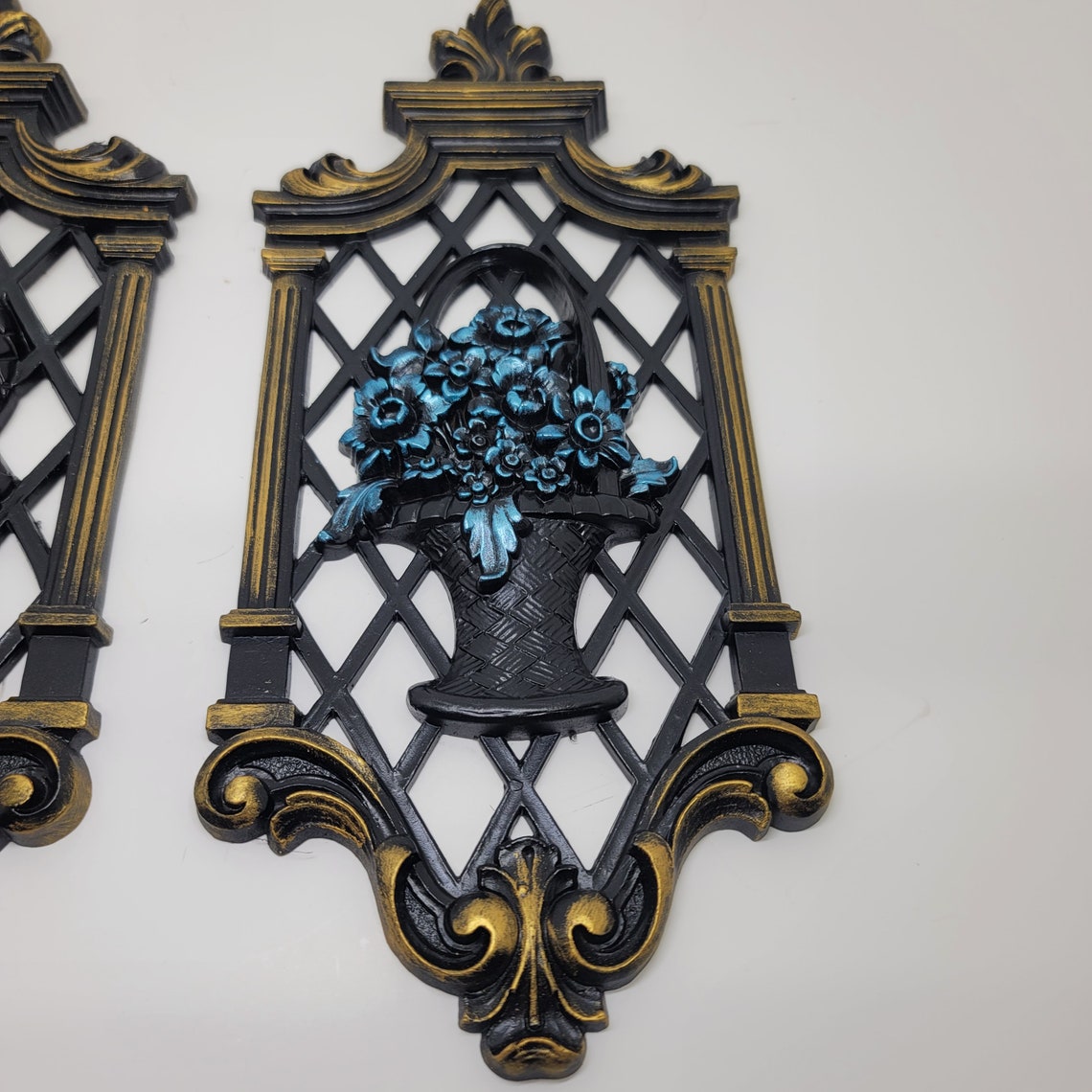Vintage Victorian Gothic/ Goth Wall Plaques. Matte Etsy