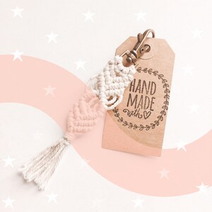 Macrame Keychain | Boho Keychain | Macrame Accessory