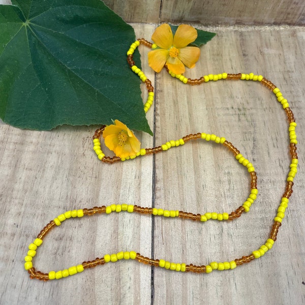 Handmade - Eleke de Oshun - Sencillo - Collar de Oshun