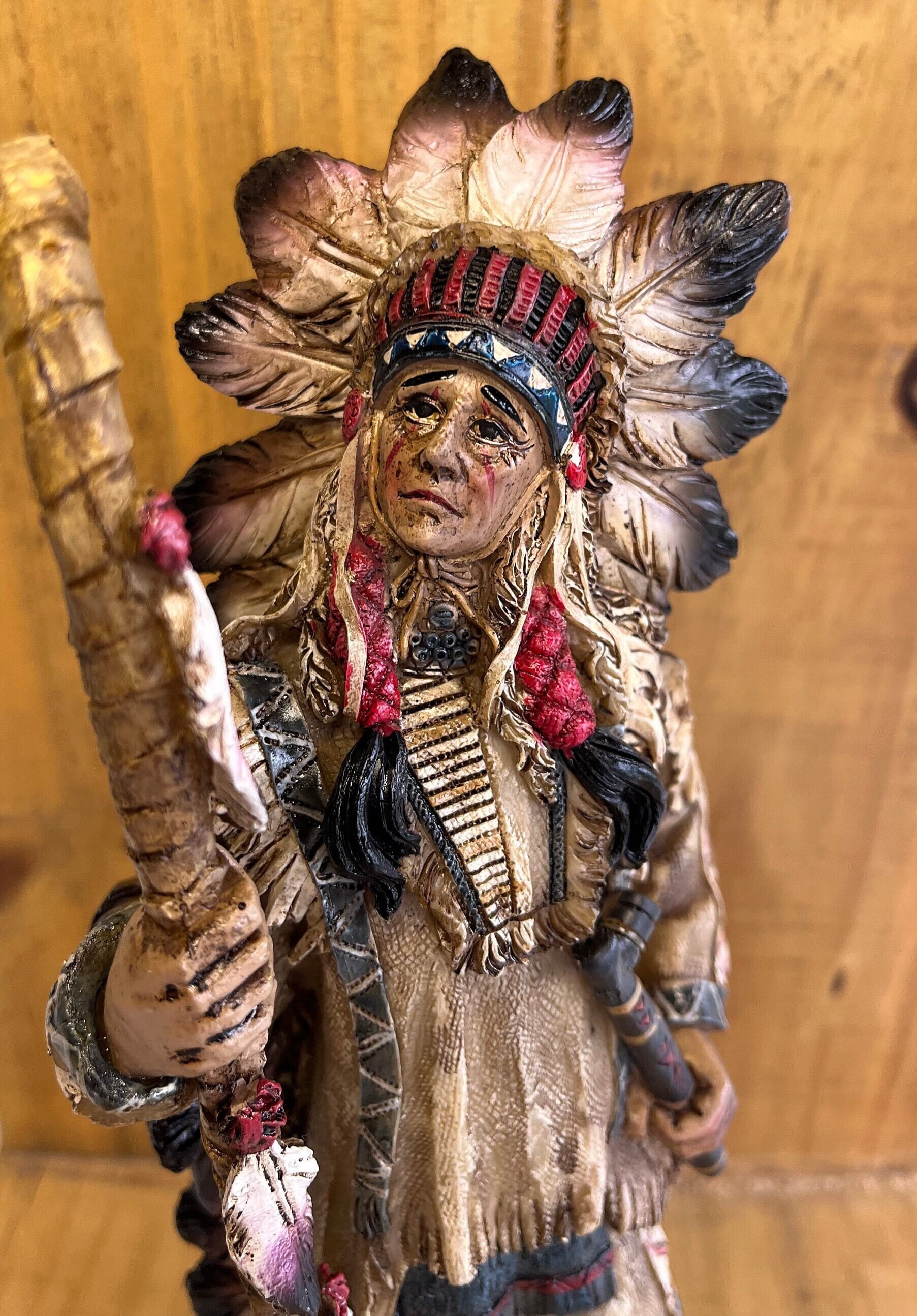 Native warrior statue - Etsy 日本
