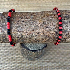 Hecho a mano - Ide de Eleggua - Pulsera - Orisha