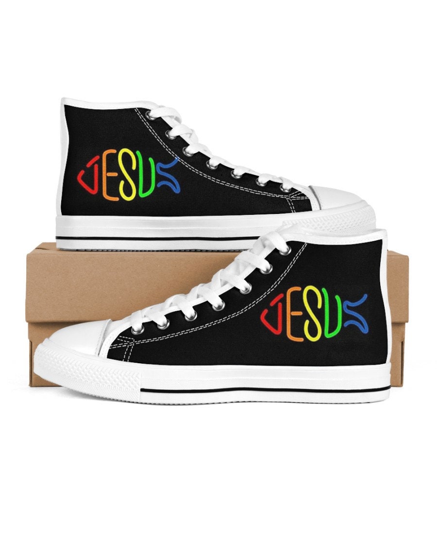 Jesus Fishers of Men Men's High Top 