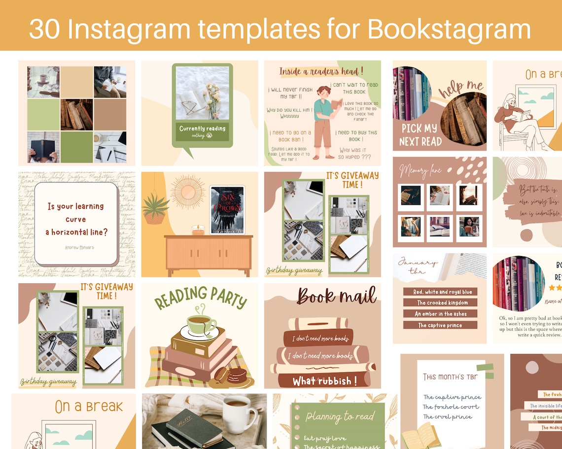 Free Bookstagram Templates