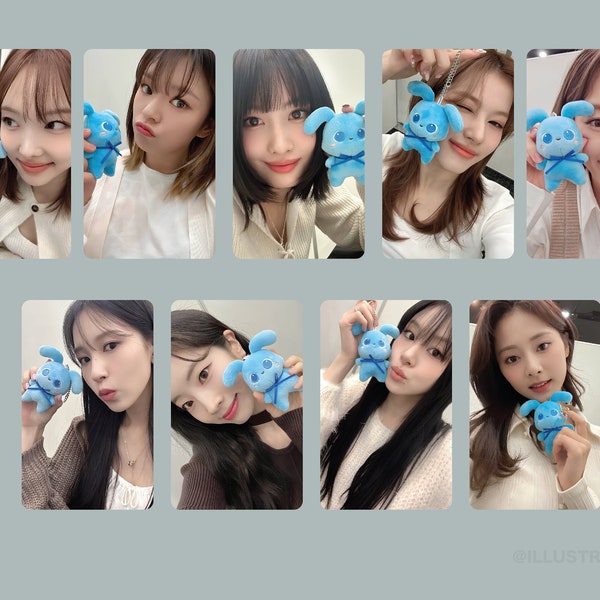 TWICE HARE HARE Blue Cheonsa Photocards (2023) [w/ Freebies]
